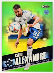 CAIO ALEXANDRE - 2022 Topps Chrome MLS Neon Green Sn #112 Whitecaps FC #/99 - Picture 1 of 2