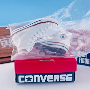 GACHA PON CONVERSE ALL STAR HI & WEAPON HI MINI FIGURE COLLECTION WHITE JAPAN - Picture 1 of 11