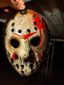 Custom Made Jason - Friday The 13th Hockey Mask Deluxe - Picture 1 of 14