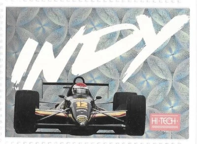 1993 HI-TECH INDY CARDS PROTOTYPE HOLOGRAM CARD #P4 OF 6 NM - BOBBY RAHAL SCARCE - Image 1 of 2