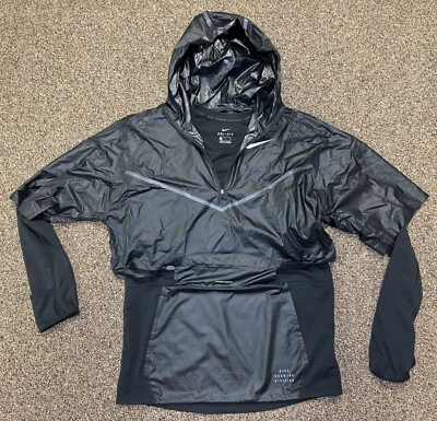 Nuevo sin etiquetas Nike Therma Sphere Tech Pack Camiseta para correr para hombre M empacable Negra Precio de venta sugerido por el fabricante 175 USD Foto 1 de 4