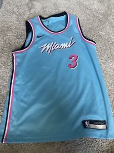 Dwayne Wade Miami Heat City Edition Authentic Jersey Pro Cut Nike Vice Vaporknit
