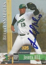 Minnesota Twins JOSHUA HILL autographd 2005 Beloit Snappers