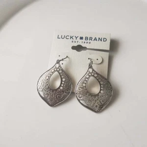 New Lucky Brand Floral Drop Earrings Gift Vintage Women Party Holiday Jewelry - Picture 1 of 3