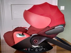 Cybex Cloud Z2 i- Size Babyschale rot/ "Autumn Gold" incl Sommercover - Bild 1 von 4