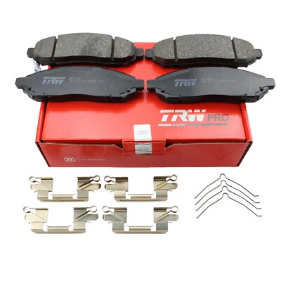 Juego de pastillas de freno delanteras de cerámica TRW Pro para Nissan Frontier Pathfinder Xterra Suzuki Foto 1 de 4