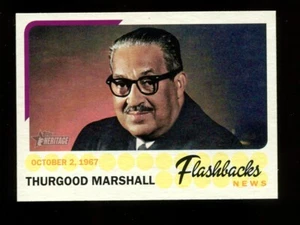 2016 Topps Heritage - News Flashbacks #NF-TM Thurgood Marshall - Picture 1 of 2