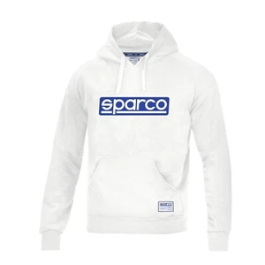 Sparco Sudadera con Capucha 01318BI Talla L Blanco Original - Imagen 1 de 4