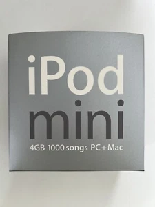 Rare Collectable New Personalized Apple iPod Mini 4 GB - 2nd Generation -Silver - Picture 1 of 6