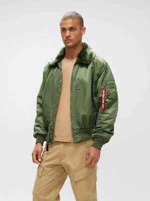 ALPHA INDUSTRIES B-15 FLIGHT JACKET/BOMBER NYLON B15   MJB23010C1 - Image 1 of 4