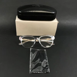 Coach Eyeglasses Frame HC6234U 5111 Transparent Clear Cat Eye Full Rim 53-17-140 - Picture 1 of 14