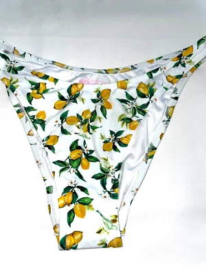 Victorias Secret Swim Bikini Bottom White Lemon Cheeky NEW NWT sz XL Women's - Image 1 of 3