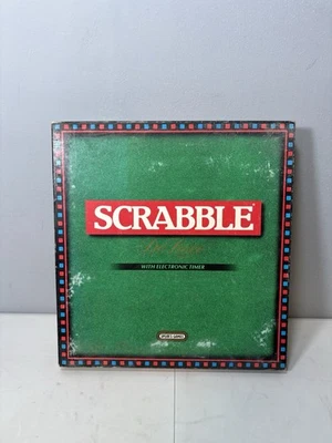 Vintage Scrabble Deluxe Board Game with Electronic Timer. Spears. Complete. - Image 1 of 4