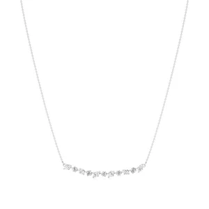 1.55 Ct F VS Lab Grown Diamond Pendant 14k White Gold Necklace IGI Certified - Picture 1 of 14