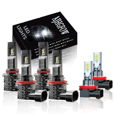 Kit de 6 faros antiniebla LED de haz alto bajo para Toyota Prius V 2012-2018 Foto 1 de 4