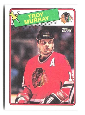 1988-89 Topps #106 Troy Murray - Image 1 of 2