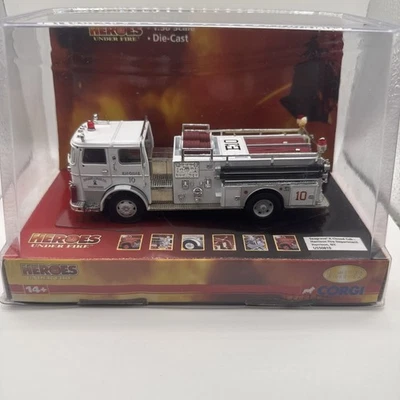 Corgi Seagrave K Closed Cab Fire Dept. Vehicle Harrison, NY #US50810 - Image 1 of 4