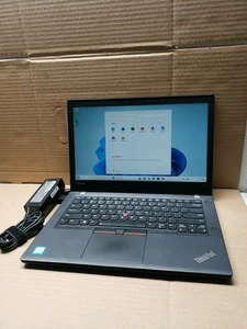 Lenovo ThinkPad T470 14" Laptop i5-6200U 1TB HDD 8GB RAM Win 11 Pro - Picture 1 of 4