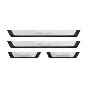 Door Sill Scuff Plate Scratch for Dodge Journey 2009-2020 Exclusive Steel 4x - Picture 1 of 7