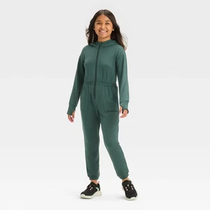 Girls' Cozy Soft Bodysuit - All In Motion Green S - Picture 1 of 4