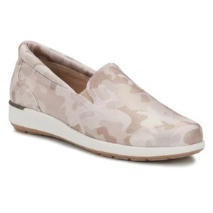 Walking Cradles Tan Metallic Camo Orleans Sneaker Women's 9.5 NEW - Picture 1 of 10