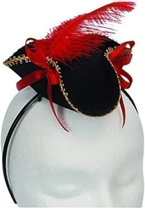 Loftus International Star Power Halloween Caribbean Pirate Tricorn Mini Hat Head - Picture 1 of 1
