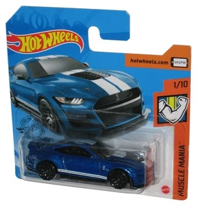 Hot Wheels Blue 2020 Ford Mustang Shelby GT500 (2020) Muscle Mania 1/10 Toy Car  - Picture 1 of 1