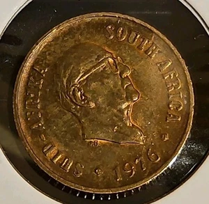 1976 South Africa 1 Cent - Picture 1 of 2
