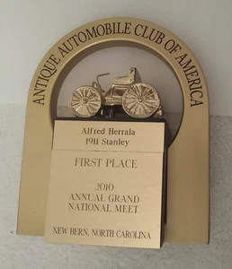 AACA 2010 Grand National Meet New Bern, NC 1st Place Car Show Trophy - Bild 1 von 11