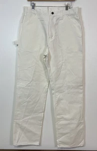 Dickie's Herren Painter Carpenter Utility Denim Jeans Hose weiß Gr. 33x32 Neu mit Etikett - Bild 1 von 13