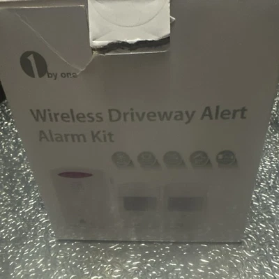 1 By One Wireless Driveway Alert Alarm Kit Motion Sensor /New -Open Box - Image 1 of 3