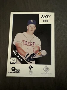 1990 McDag LSU Tigers #14 TIM CLARK Baseball Card Rookie RC RARE SGA - Picture 1 of 2
