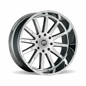 26x12 CHROME Hardcore HC13 Hector 8x165.1 8x6.5 Off Road Rims Wheels 24 Inch 14 - Picture 1 of 1