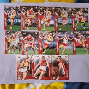 AFL/AFLW 2024 Select Footy Stars SYDNEY SWANS - 13 Cards Base Set - Picture 1 of 1