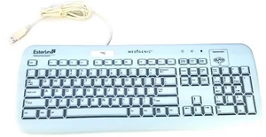 ESTERLINE MEDIGENIC 104E INFECTION CONTROL WASHABLE USB KEYBOARD  TESTED - Picture 1 of 7
