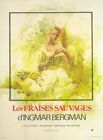Les Fraises Sauvages 1973 - Ingmar Bergman (Illustration de Landi) 60x80cm Origi