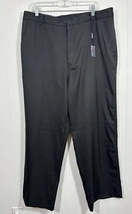 Neu mit Etikett Snake Eyes Dry 18 Ultimate Golfhose für Herren schwarz vorne flach 36 x 32 - Bild 1 von 8