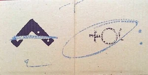 Tapies Antoni Lithographie originale angle et signes 1980 Abstraction lyrique - Imagen 1 de 1