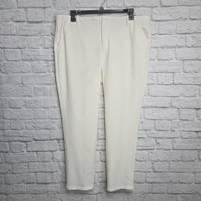 Брюки для гольфа мужские Nike Flex Vapor 42x30 приталенные Dri Fit цвета слоновой кости прямые повседневные - Изображение 1 из 4