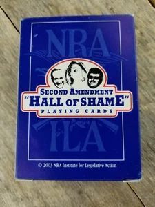 2003 Second Amendment HALL OF SHAME NRA playing cards deck sealed set ILA - Picture 1 of 8