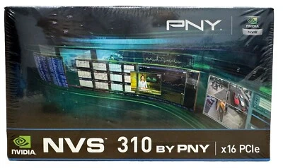 NEW OEM PNY NVIDIA NVS 310 1GB -VCNVS310DP-1GB-PB Video Card - Image 1 of 4