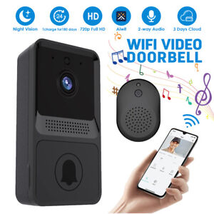 Smart Wireless WiFi Video Doorbell Two-Way Phone Security Camera Door Bell Ring