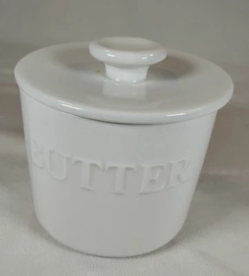 Fitz & Floyd Butter Bell French Country Style Everyday White Porcelain Classic - Image 1 of 4