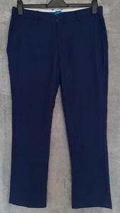 Slazenger Mens W34 - Blue - Regular Length Golf Trousers - Picture 1 of 6