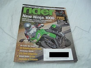 Rider Motorcycle Magazine January 2014 - Picture 1 of 1