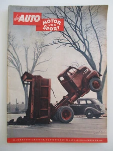 Das Auto Motor und Sport Heft Nr. 2 Januar 1953 Test Goliath GP 700 - Bild 1 von 7