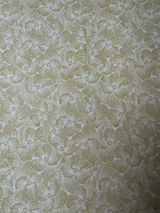 Jinny Beyer Palette quilt fabric by RJR 3303-5 butter yellow flowers - Picture 1 of 4