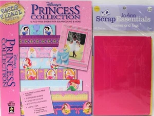 Paper Pizazz Sheets Disney Princess + Scrapbook Frames & Tags - Picture 1 of 1