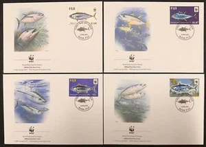 Fiji #1006a-d FDC 2004 World Wildlife Fund Set of 4 official covers *d - Picture 1 of 1