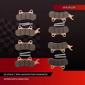 Front Rear Sintered Brake Pads For Can-Am Maverick X3 2017 2018 2019 2020 2021 - Picture 1 of 6